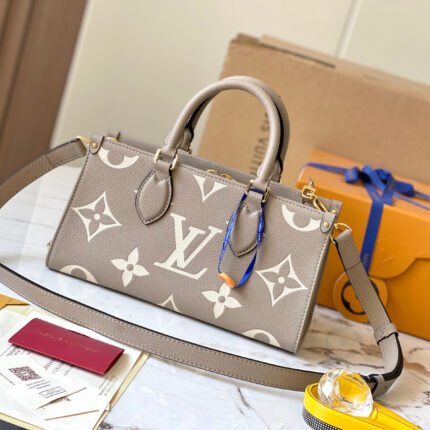 LOUIS VUITTON LV Monogram Canvas Onthego East West Dove Gray - Bag