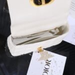 [TOP] Dior Small Caro Bag Ivory Supple Cannage Calfskin White - Bag - Image 7