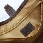 Gucci Jackie 1961 medium shoulder bag Sand and dark brown GG canvas - Bag - Image 9
