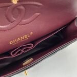 [TOP]Chanel Classic Flag Bag Classic Double Flap Black Caviar Gold Hardware - Bag - Image 12
