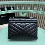 [TOP]SAINT LAURENT Loulou small quilted leather shoulder bag black - Bag - Image 2