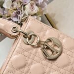 Dior Small Lady Dior Bag Powder Patent Cannage Calfskin Golden Hardware - Bag - Image 7