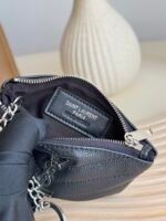 Saint Laurent Ball-Patterned Cowhide Wallet -Black Sliver Wallet - Image 6