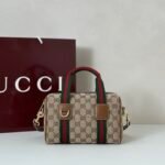 Gucci Mini GG Beige and brown GG canvas Handbag - Image 2