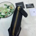 Chanel Boy Zip Around Wallet Quilted Caviar Long-Fishseed Pattern Gold Wallet - Image 7