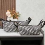Dior D-Journey Bag -Blue Dior Oblique Jacquard - Image 2