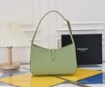 SAINT LAURENT YSL Le 5 à 7 Hobo Bag Leather-Green - Bag - Image 6