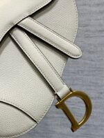 Dior Saddle Latte Grained Calfskin Bags With Slim Strap - Bag - Image 6