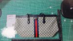 Gucci Ophidia medium tote bag Blue- Bag - Image 8