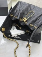 [TOP]CHANEL 25 Small Handbag Grained Calfskin & Gold-Tone Metal Black -Bag - Image 9