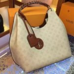 Louis Vuitton LV Monogram Mahina Carmel Hobo - Image 3