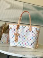 Louis Vuitton LV x TM Neverfull MM Multicolor/White - Image 2