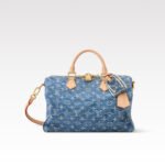 Louis Vuitton LV Speedy 30 Soft Blue Denim - Bag