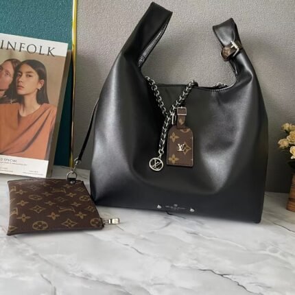 Louis Vuitton LV Atlantis GM Black Handbag