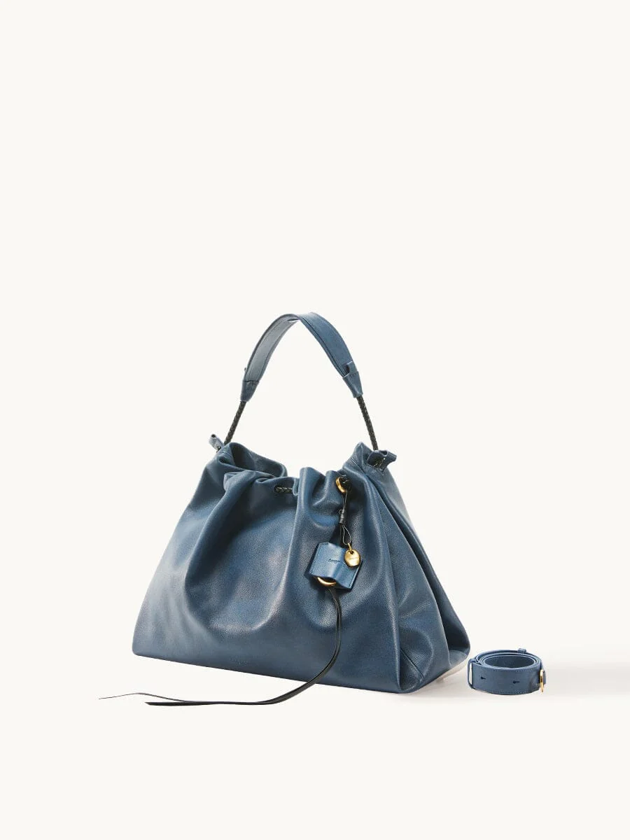 d8c3d026ab044a971ad949b25347ff86224e7096d6d9543ab7c02f34af809ac7 Songmont Medium Gather Bag Set - Navy (Contrast Tone) - Image 1