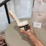 Dior Dway Shearling Flip Flops Black Shoes - Image 8