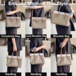 [TOP] Gucci GG Emblem Large brown tote bag - Image 2