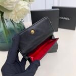 Chanel 19-Flap Card Holder - Black - Image 8