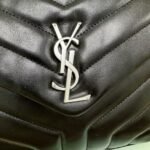 [TOP]SAINT LAURENT Loulou small quilted leather shoulder bag black - Bag - Image 5