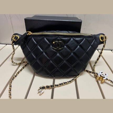 Chanel Waist Bag 24A-Black - Bag