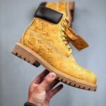 LV x Timberland Monogram Yellow Boots