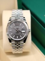 Rolex Datejust watch, Oystersteel, White Gold, Classic Size:41mm - Image 3