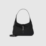 Gucci Jackie 1961 medium shoulder bag Black GG canvas - Bag