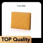[TOP]Louis Vuitton Yellow Taurillon Leather Slender Wallet