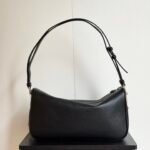 Gucci Half Horsebit Shoulder Black soft grainy leather Bag - Image 5
