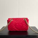 Gucci GG Marmont Velvet Collection - Red Bag - Image 3