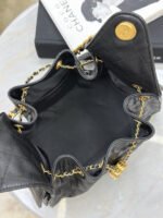[TOP]CHANEL 25 Small Handbag Grained Calfskin & Gold-Tone Metal Black -Bag - Image 13
