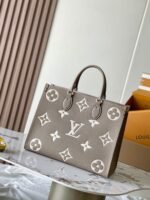 LOUIS VUITTON LV Monogram Canvas Onthego MM Dove Gray - Bag - Image 8