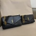 Saint Laurent Small Calfskin Calypso Shoulder Bag - Image 4