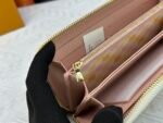 Louis Vuitton LV Damiericious Zippie Wallet Damier Canvas Wallet-Pink Plaid Wallet - Image 8
