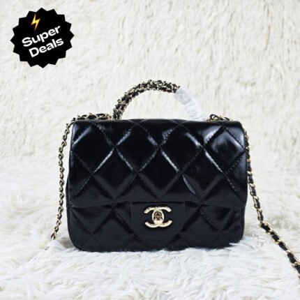 Chanel 24B Bag Black Color Small Size