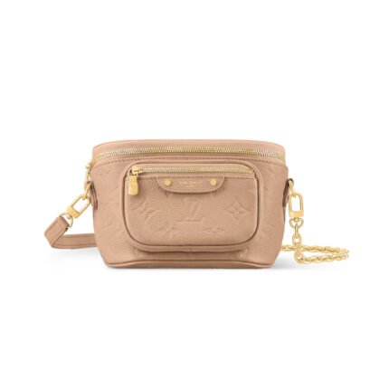 Louis Vuitton Empreinte Monogram Leather Sand Mini Bumbag - Bag