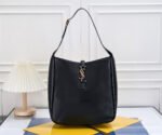YSL Saint Laurent  LE 5 À 7 Grain Leather Soft Handbag - Large