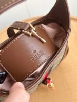 Gucci Jackie 1961 Shoulder Bag Mini GG Beige/Ebony - Bag - Image 9