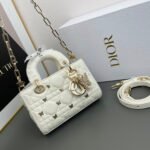 Dior Lady Dior Butterfly Rivet Calfskin Bags - Bag - Image 4