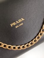 [TOP]Prada Tumulte Small Nappa Leather Bag - Black - Image 10