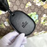 Gucci GG Monogram Blooms Medium Reversible Tote Beige New Military Black - Bag - Image 6