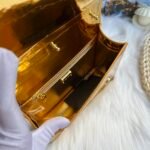 [TOP] Dolce & Gabbana Patent Leather Crossbody Bag - Gold Bag - Image 6