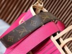 [TOP] Louis Vuitton Neverfull Bandoulière Inside Out MM Size Pink Pondichery Bag - Image 7