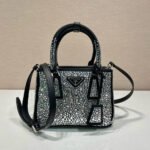 Prada Galleria Satin Mini-bag With Crystal - Bag