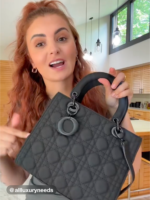 Dior Medium Lady Dior Bag Ultramatte Calfskin - Bag - Image 9