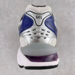 Asics Athletic Casual Breathable Professional Running Shoes - White and Purple - Image 4