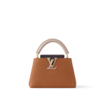 Louis Vuitton Capucines Taurillon leather - Tan / Chocolate / Galet / Gray