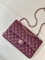 [TOP]Chanel Classic Double Flap Bag Dark Red Golden Hardware - Bag - Image 6