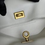BALENCIAGA Rodeo leather shoulder bag in green and aged-golden hardware Multiple Size - Bag - Image 9