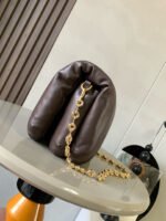 [TOP]Loewe Goya Puffer Small leather shoulder bag - Black - Image 3